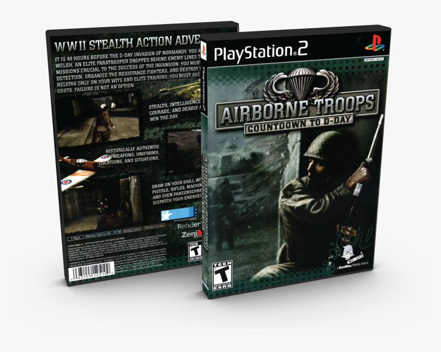 Airborne Troops - Airborne Troops Ps2 Cover, HD Png Download, Free Download