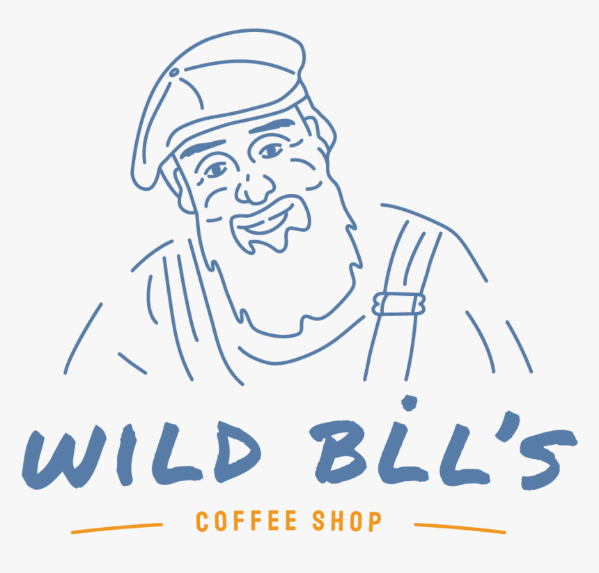 Wild Bill"s Coffee Shop Logo With Illustration Of Bill - Illustration, HD Png Download, Free Download