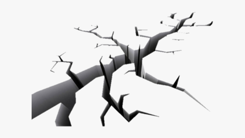 #trench #cracked #cracked #crevasse #earthquake #hole - Crack In The Ground Clipart, HD Png Download, Free Download