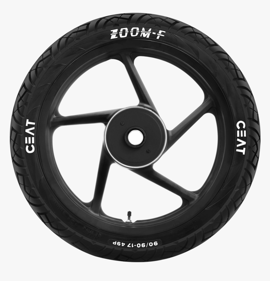 Motorcycle Wheel Png , Png Download - Ceat Tyres Zoom 100 90r18, Transparent Png, Free Download