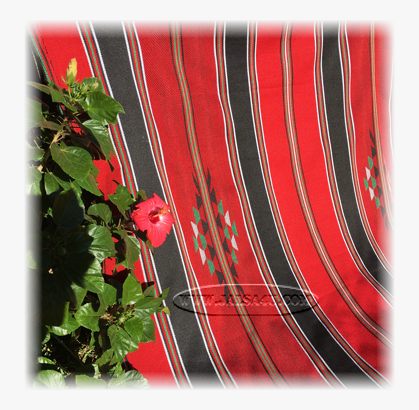 Red Tribal Fabric - Floral Design, HD Png Download, Free Download