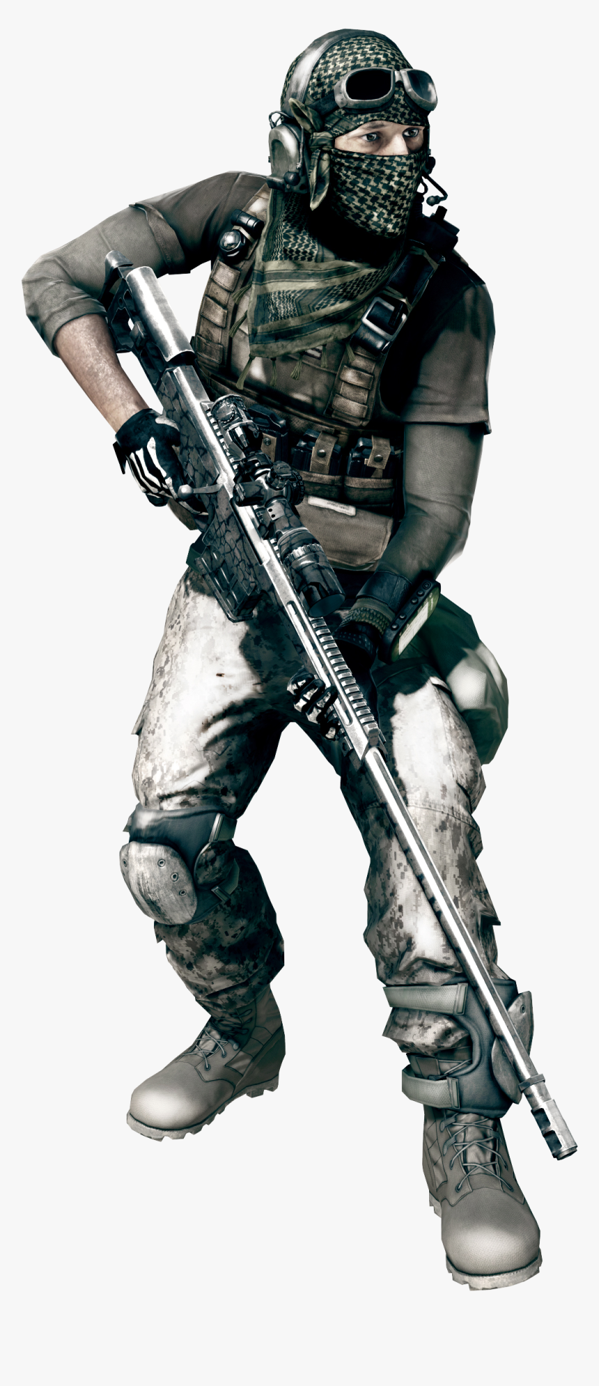 Battlefield Free Download Png - Battlefield 3 Sniper Class, Transparent Png, Free Download