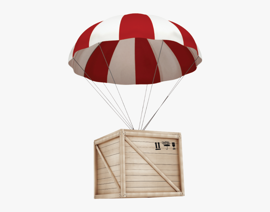 Box With Parachute Png, Transparent Png, Free Download