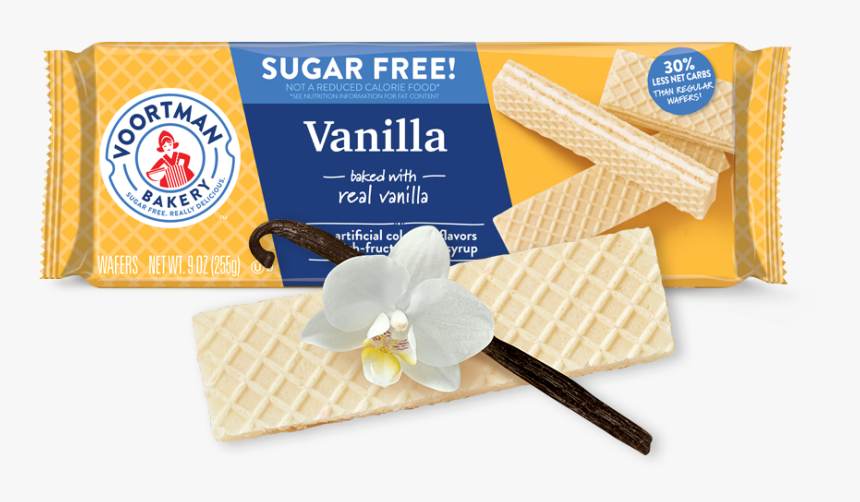 Sugar Free Vanilla Wafers - Voortman Sugar Free Wafers, HD Png Download, Free Download