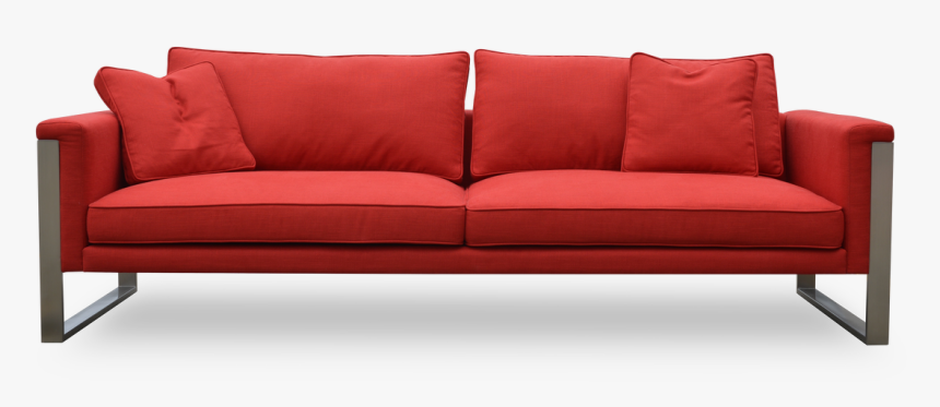 Red Sofa Png, Transparent Png, Free Download