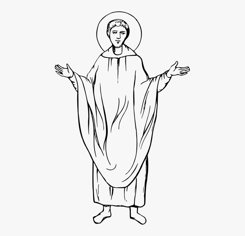 Transparent Clergy Clipart - Clergy Middle Ages Drawing, HD Png Download, Free Download
