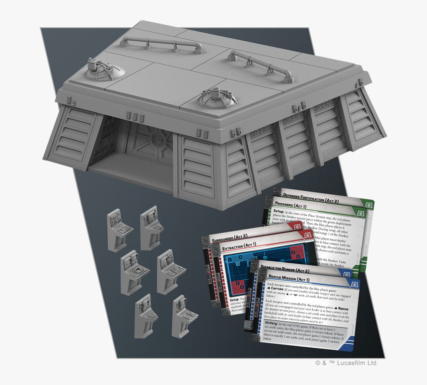 Star Wars Legion Imperial Bunker, HD Png Download, Free Download