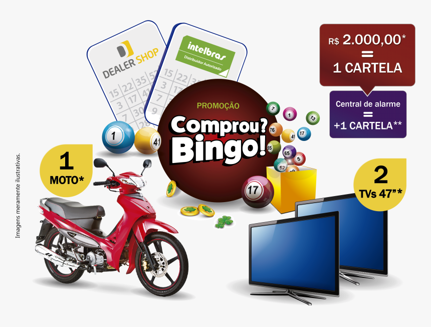 Logo Premios Comprou Bingo-01 - Motos Que Não Tem Embreagem, HD Png Download, Free Download