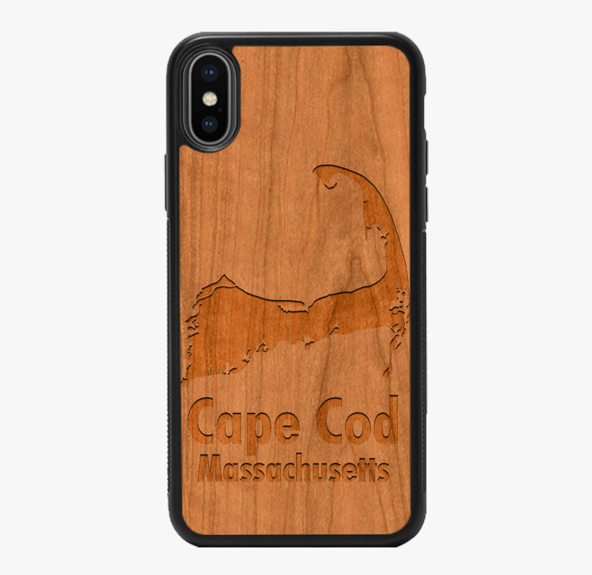 Capecodsilhouetteiphonex - Iphone 6s Wood Case Wolf, HD Png Download, Free Download