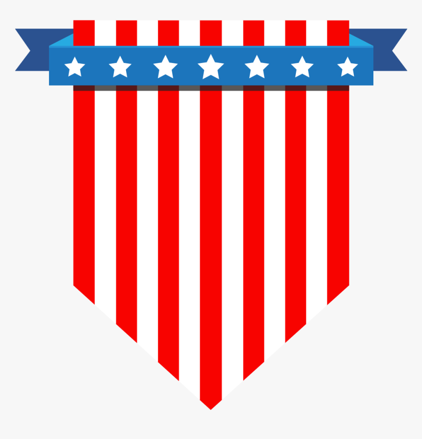 American Flag Vector - American Flag Shield Png, Transparent Png, Free Download