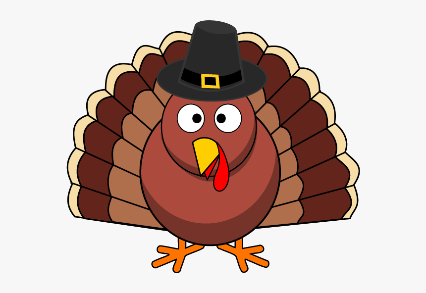 Turkey Meat Thanksgiving Clip Art Child - Thanksgiving Cartoon Turkey, HD Png Download, Free Download
