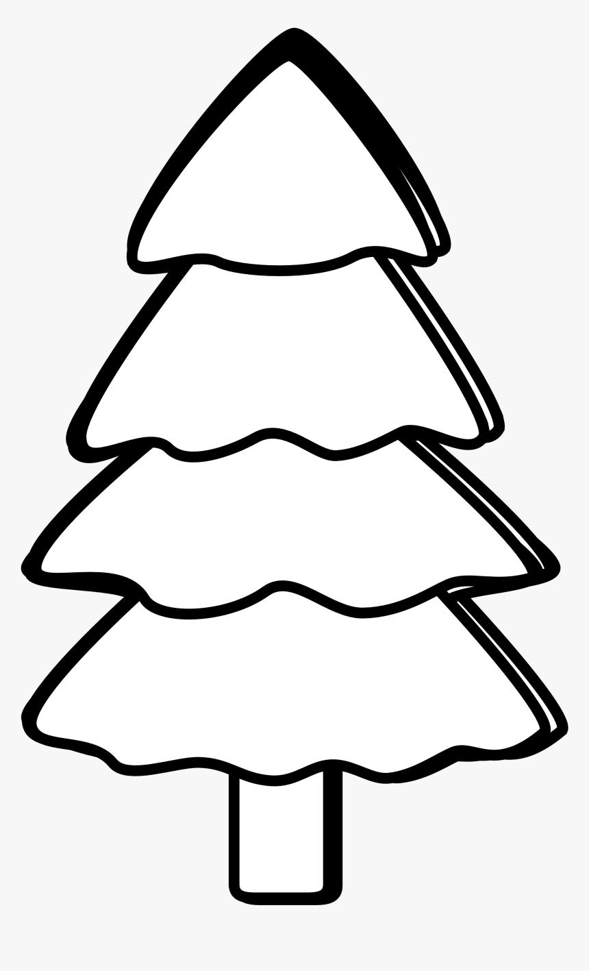 Tree Clip Art Black - Tree Clipart Black And White, HD Png Download, Free Download