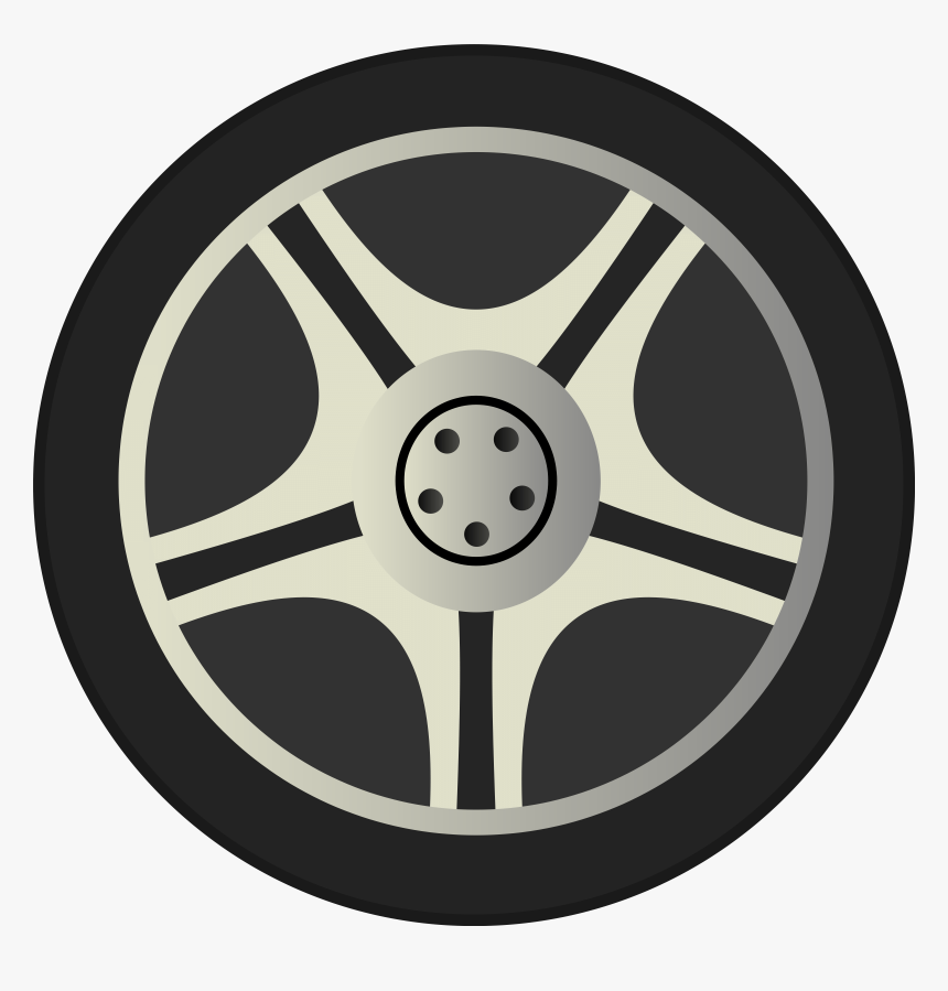 Wheel Clipart - Car Wheel Vector Png, Transparent Png, Free Download