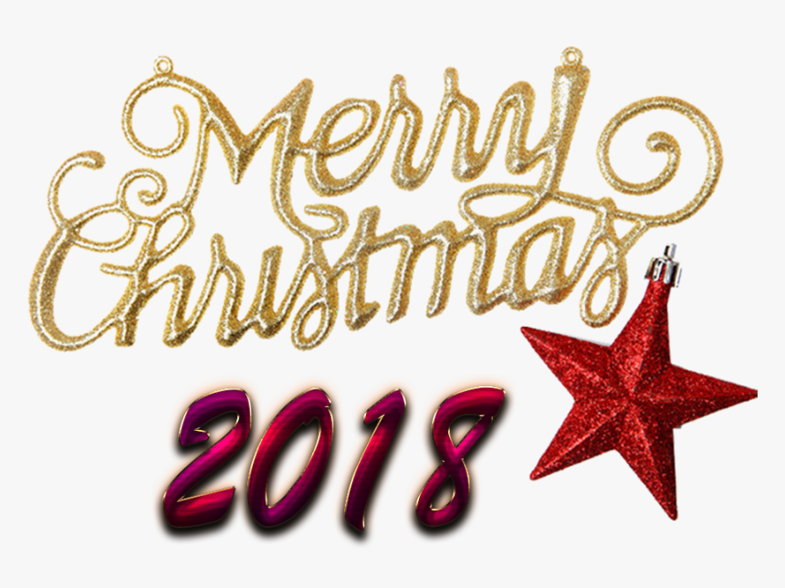 Merry Christmas 2018 Png Photo - Christmas Day, Transparent Png, Free Download