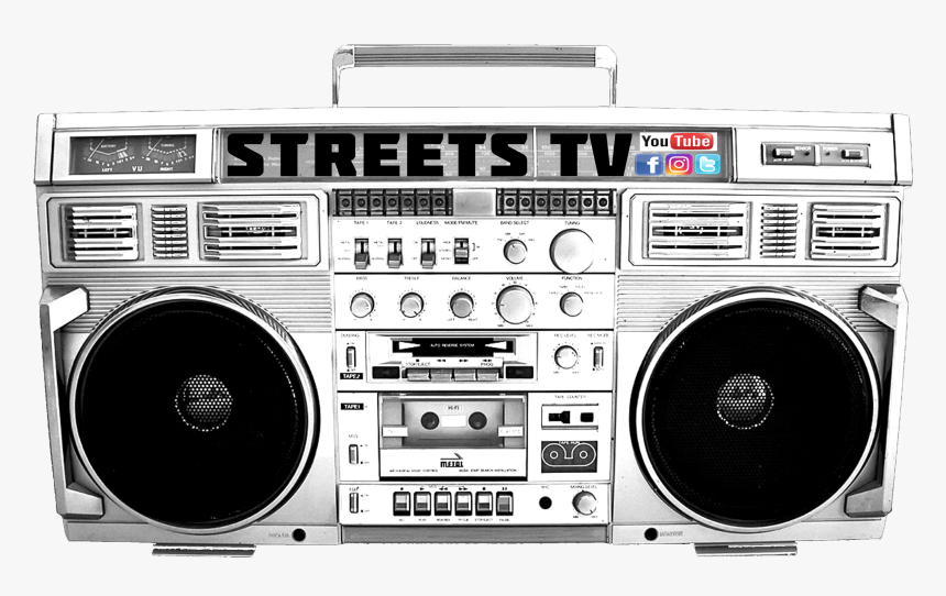 1980s Boombox 1970s Compact Cassette Cassette Deck - Thing That Make Sound, HD Png Download, Free Download