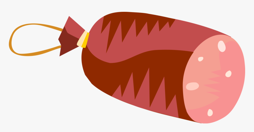 Cuts Salami Cured Vector - Salami Clip Art, HD Png Download, Free Download