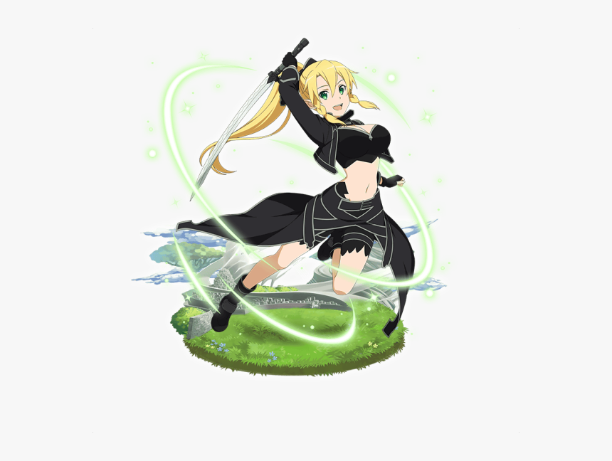 Kirito And Leafa - Cartoon, HD Png Download, Free Download