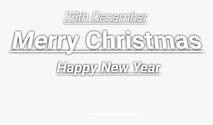 Transparent Merry Christmas Text Png - Calligraphy, Png Download, Free Download