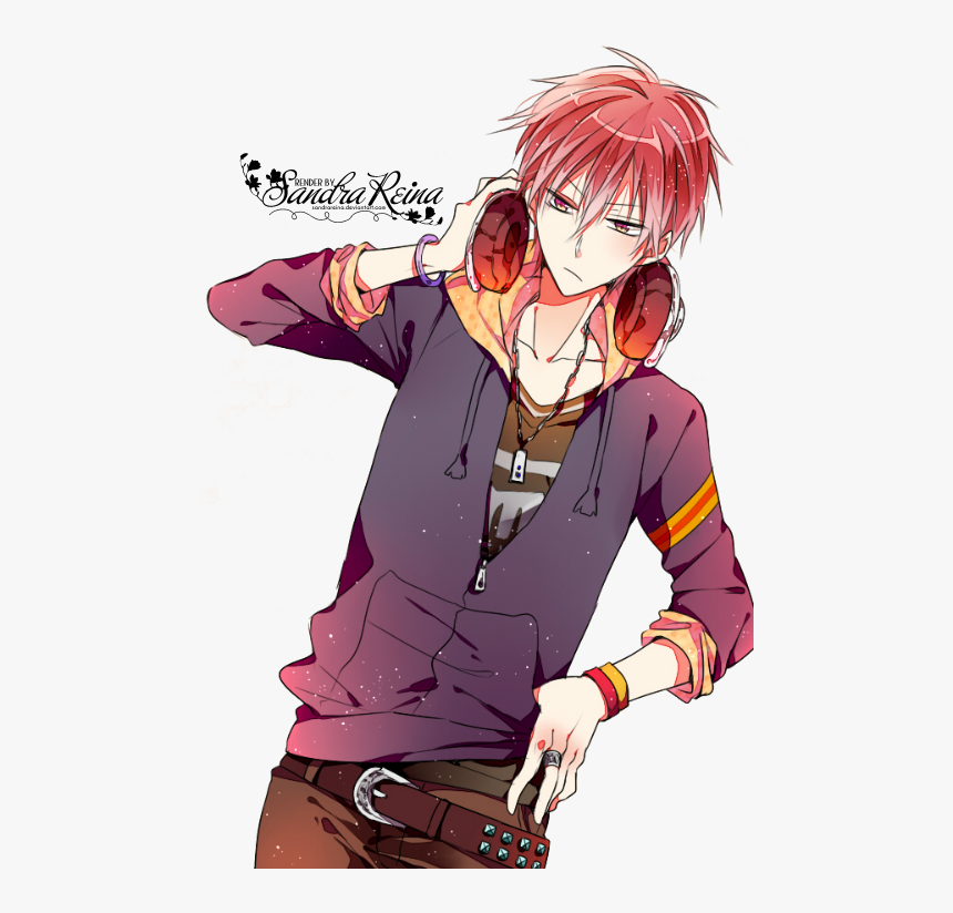 Headphones Kuroko"s Basketball, Anime Boys, Cute Anime - Kuroko No Basket Akashi Fanart, HD Png Download, Free Download