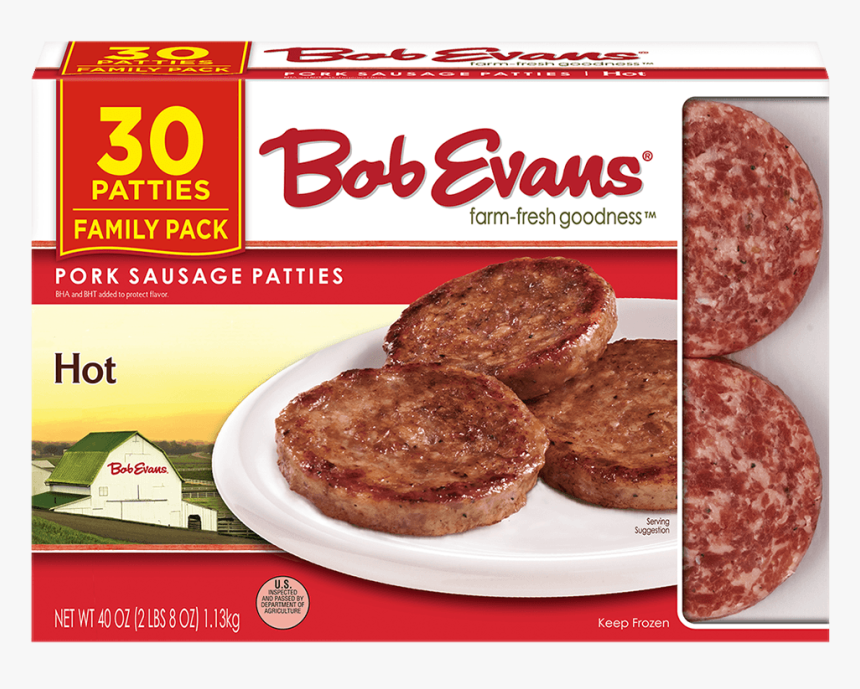 Bob Evans Hot Sausage Patties 40 Oz - Bob Evans Mashed Potatoes, HD Png Download, Free Download