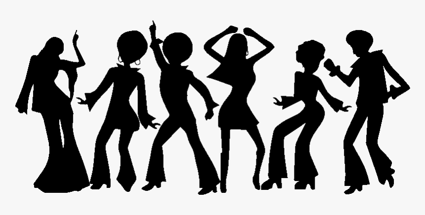 70's Disco Dancer Silhouette, HD Png Download, Free Download