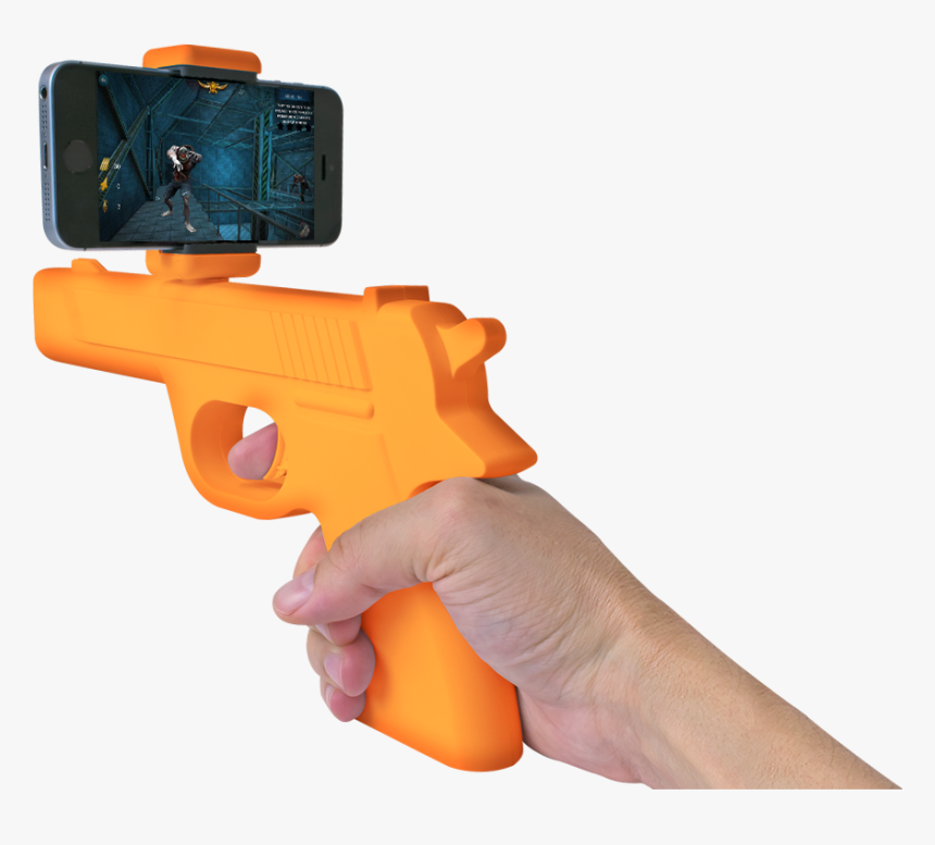 Holding Gun Png - Trigger, Transparent Png, Free Download