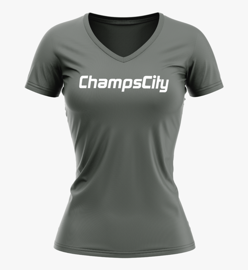 Playera Basic Champscity Jaspe Dama"
 Class="lazyload - Tshirt Women Mockup V, HD Png Download, Free Download
