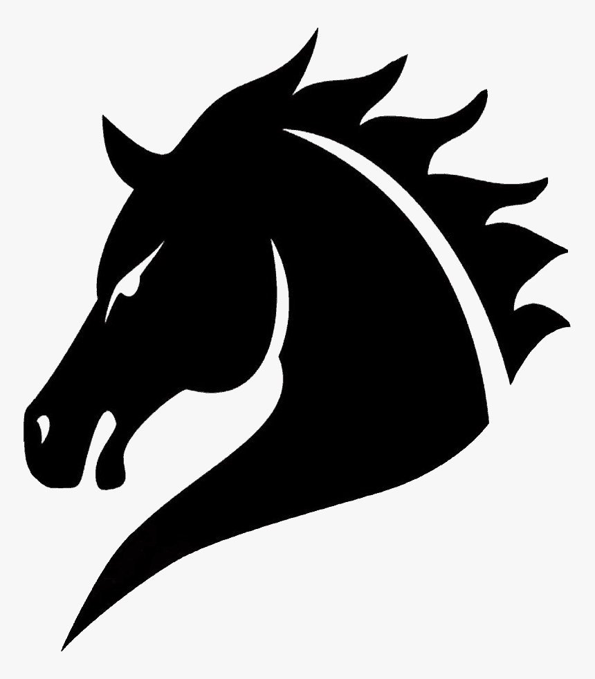 94 Horse Head Logo Png - Black Horse Head Png, Transparent Png, Free Download