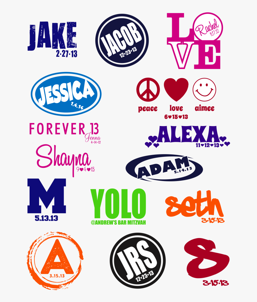 Name Bat Mitzvah Logos, HD Png Download, Free Download