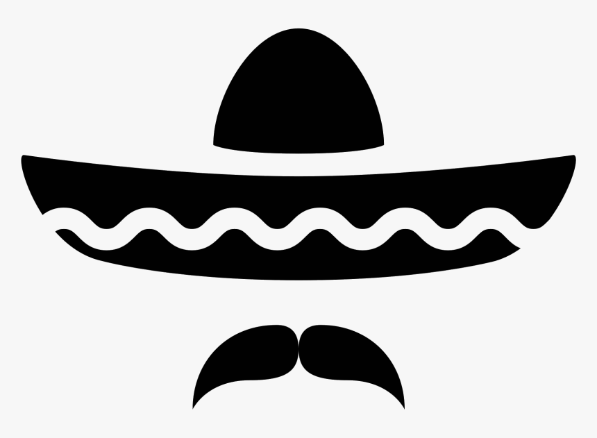 Sombrero And Mustache Svg, HD Png Download, Free Download