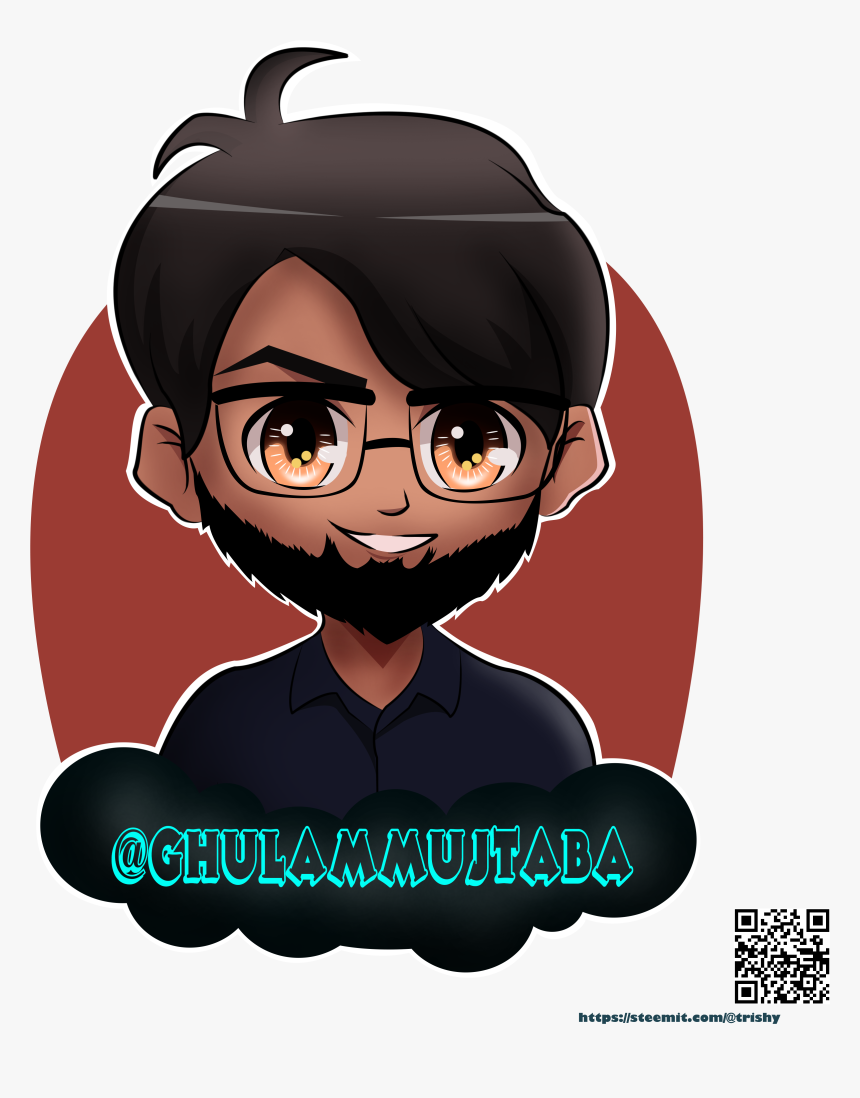 Drawing Avatars Cute - Chibi Anime Guy Beard, HD Png Download, Free Download