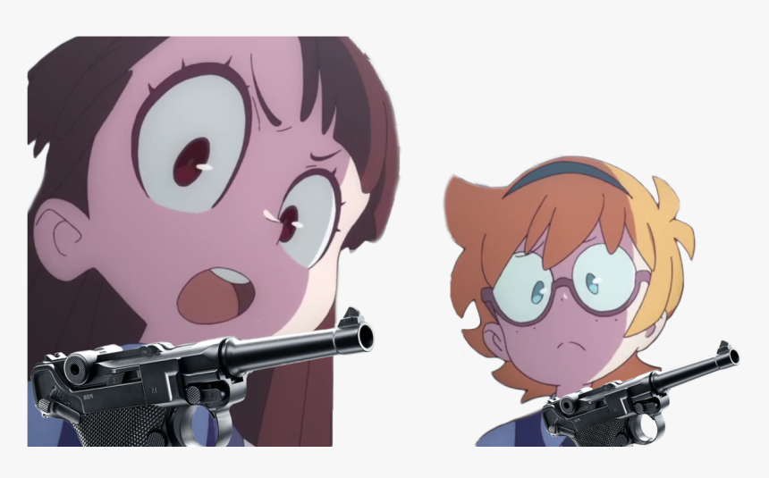 Transparent Anime Girl With Gun Png - Anime Girl Holding Gun, Png Download, Free Download