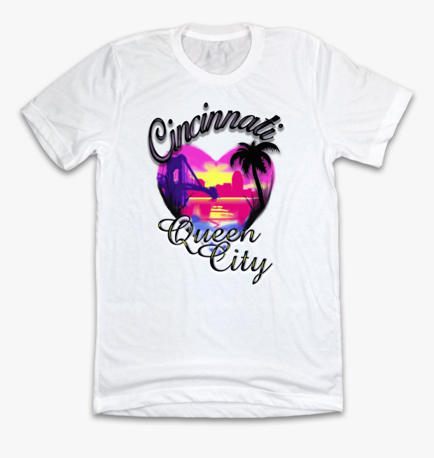 Cincinnati Queen City Airbrush - Miami Airbrush T Shirt, HD Png Download, Free Download