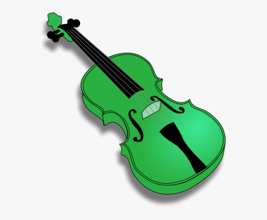 Violin With No Strings Vector Clip Art Wikiclipart - Transparent Background Violin Clipart, HD Png Download, Free Download