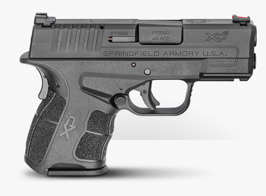 Man Holding Xd-s Gun - Springfield Armory Xds 9mm, HD Png Download, Free Download