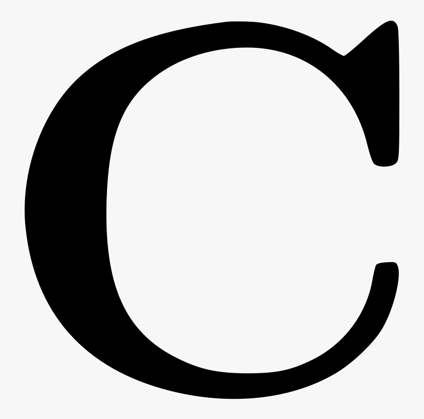 Cyrillic Letter C - Letter C Clipart, HD Png Download, Free Download