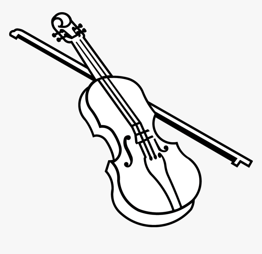 Transparent Violin Png - Violin Png Line Art, Png Download, Free Download