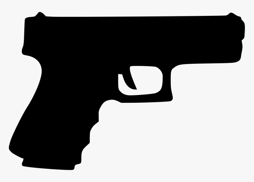Pistol Firearm - Transparent Background Gun Clipart, HD Png Download, Free Download