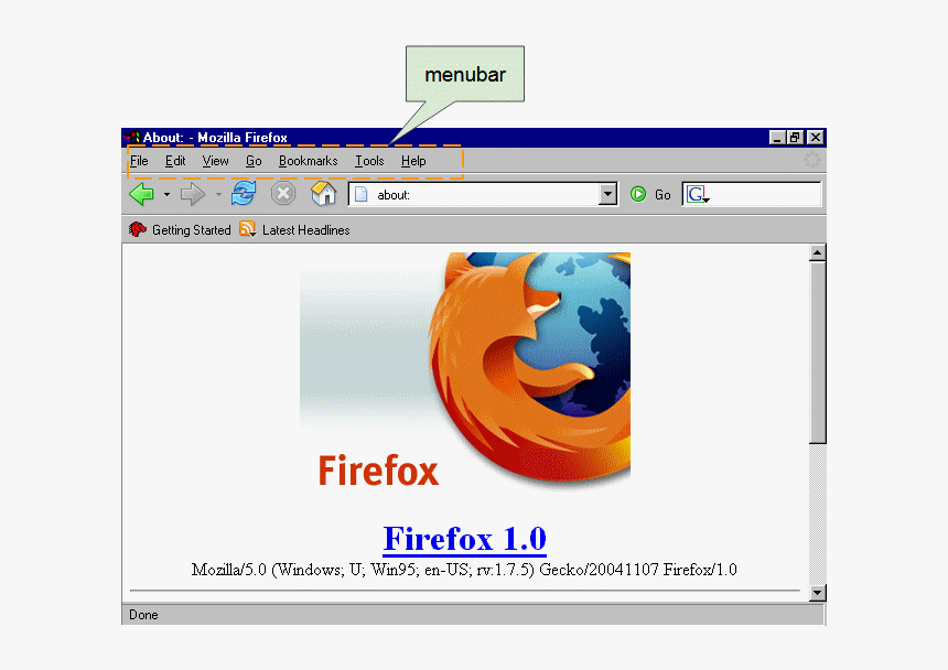 Mozilla Firefox 1.0 3, HD Png Download, Free Download