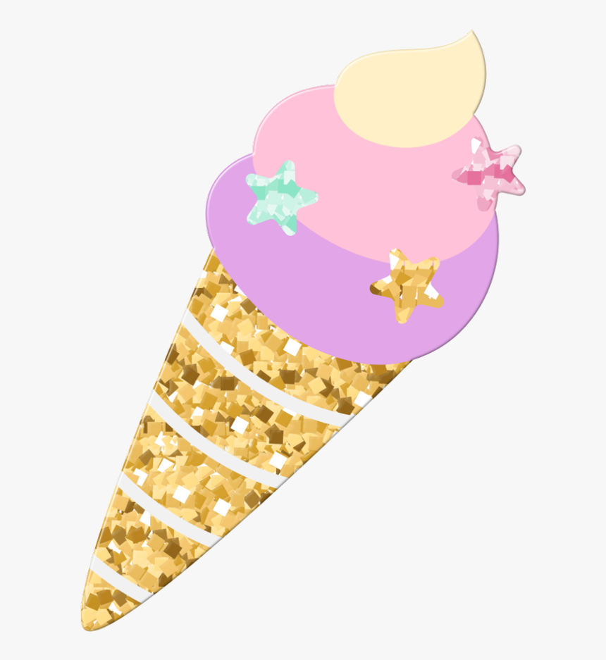 Transparent Eis Clipart - Glitter Ice Cream Png, Png Download, Free Download