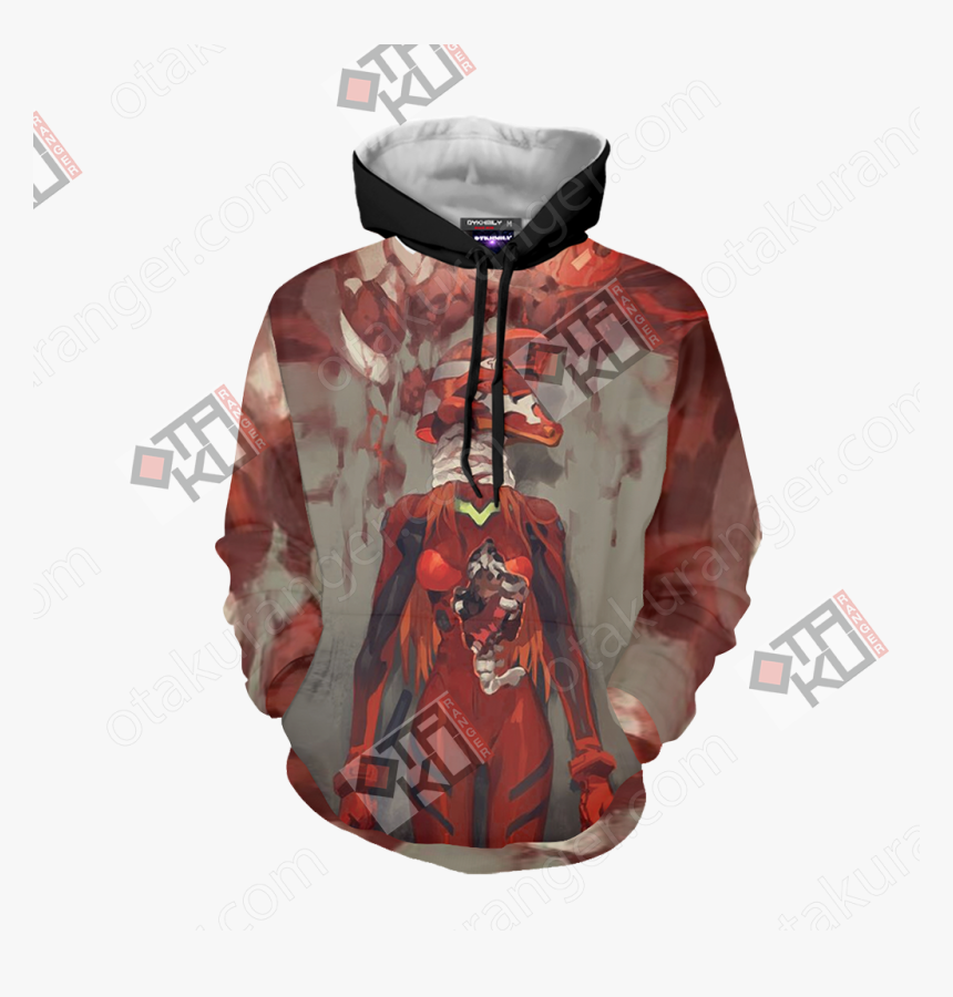 Shin Seiki Evangelion Soryu Asuka Langley 3d Hoodie - Jjba Star Platinum Jotaro, HD Png Download, Free Download