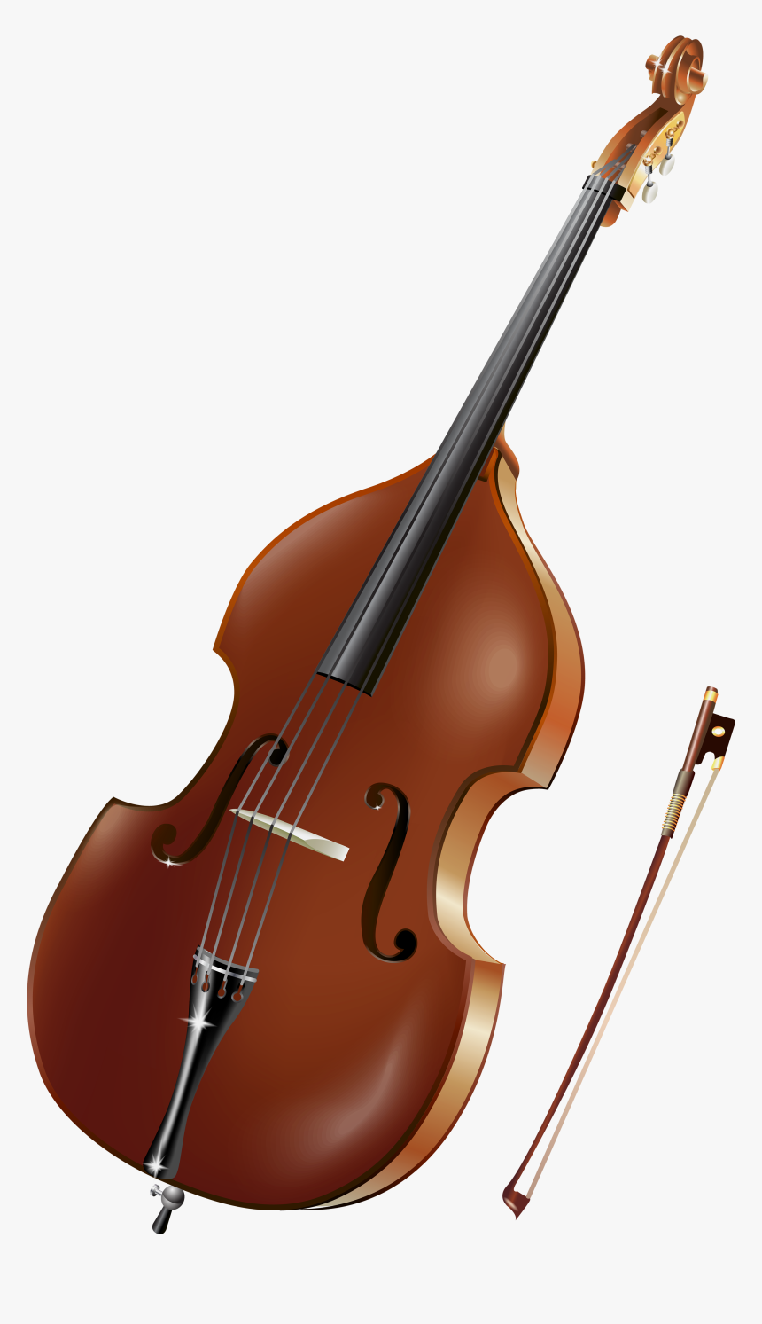 Double Bass Instrument Png, Transparent Png, Free Download