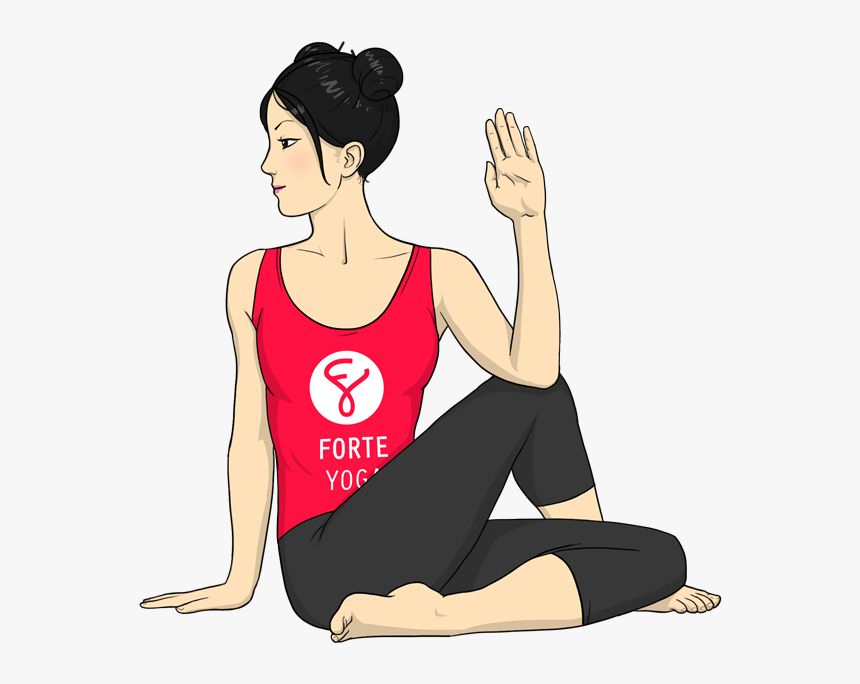 Half Lord Of The Fishes Yoga Pose , Png Download - Half Lord Of The Fishes Pose Png, Transparent Png, Free Download