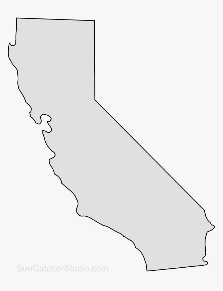 Transparent California Outline Png - California State No Background, Png Download, Free Download