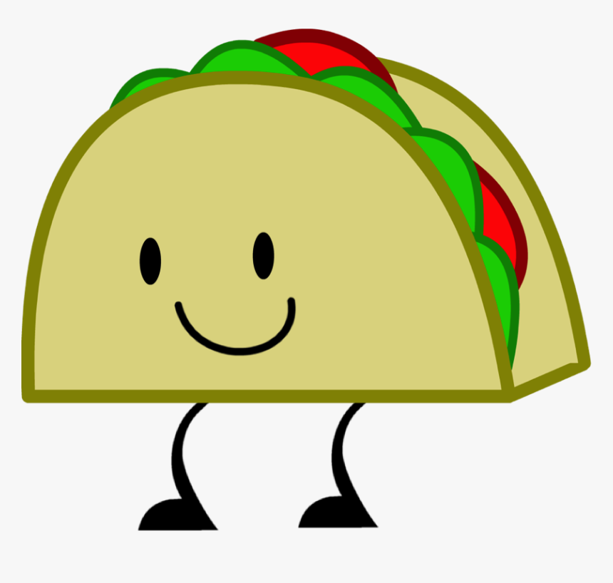 Taco Cartoon Png - Battle For Dream Island Taco, Transparent Png, Free Download