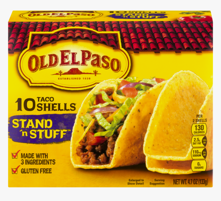 Old El Paso Stand And Stuff Taco Shells, HD Png Download, Free Download
