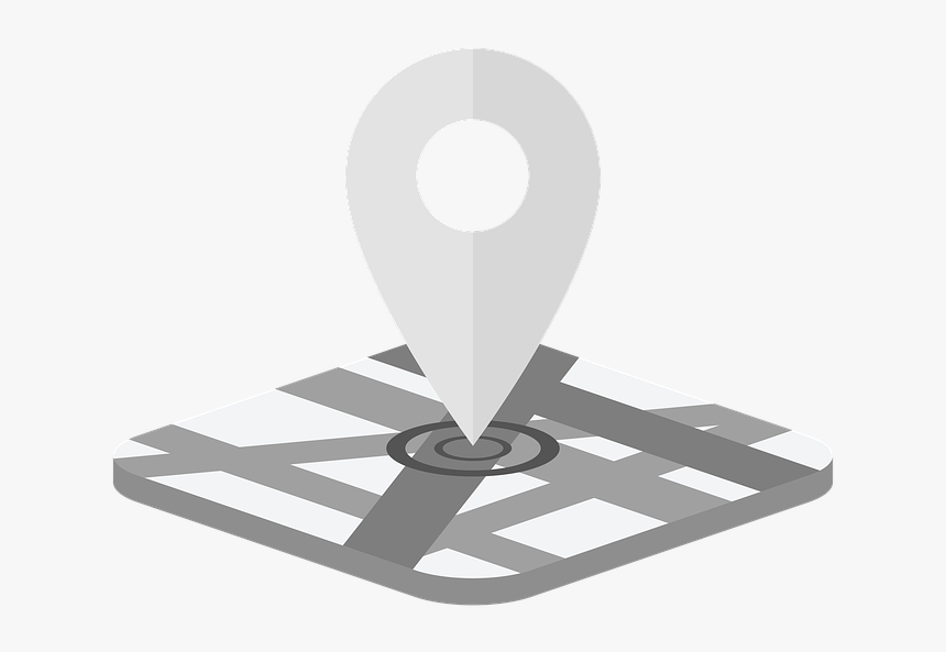 Gps, Black And White, Grey, Locator, Map, Online - Icono Gps Blanco Png, Transparent Png, Free Download