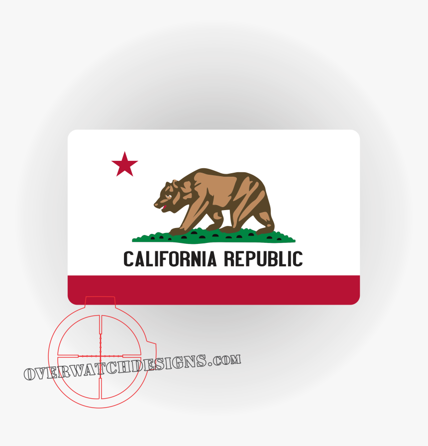 Transparent California State Outline Png - Large California State Flag, Png Download, Free Download