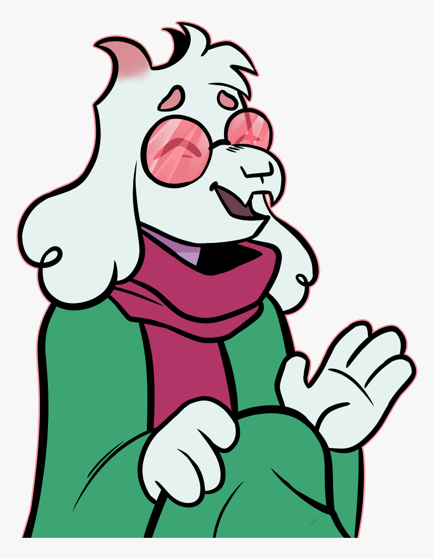 I Love Drawing Ralsei"s Fluffy Ears - Cartoon, HD Png Download, Free Download