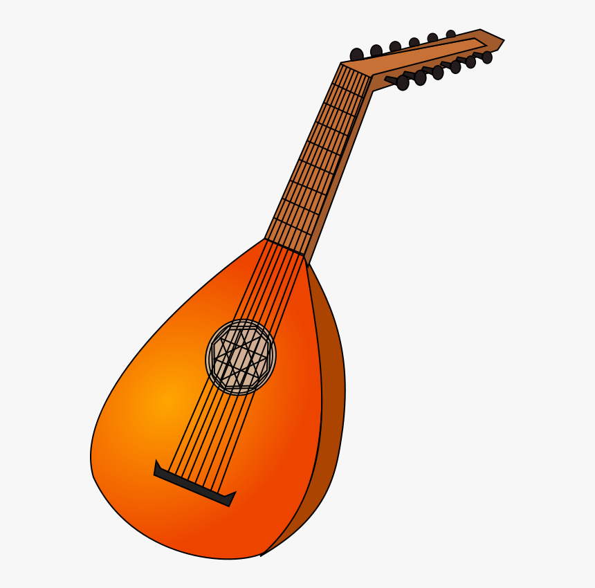 Free Clipart - Mandolin Clipart, HD Png Download, Free Download